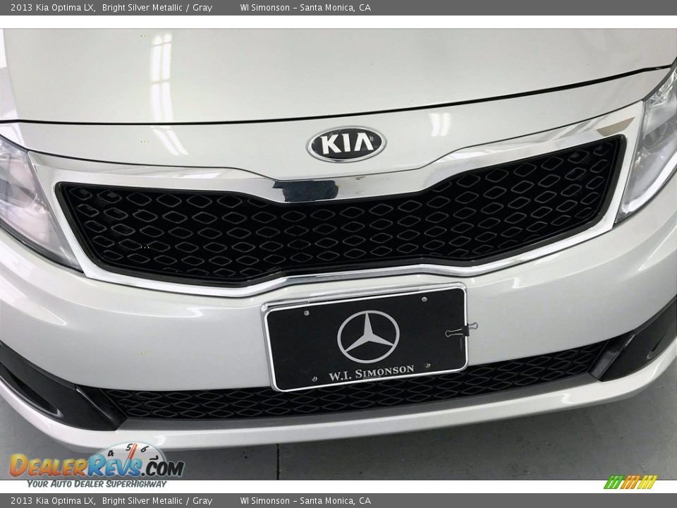 2013 Kia Optima LX Bright Silver Metallic / Gray Photo #32