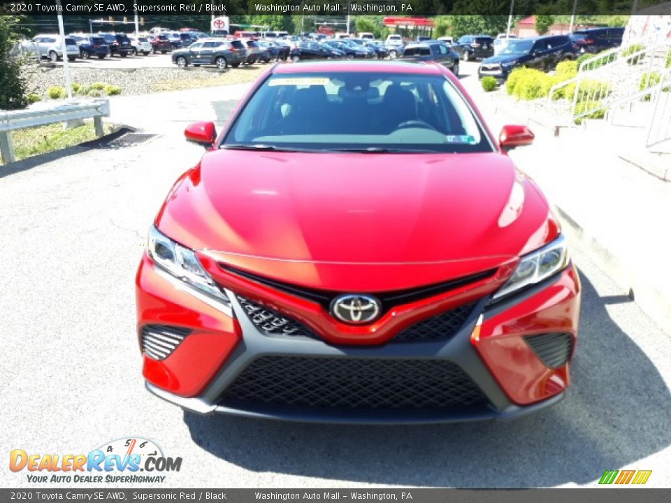 2020 Toyota Camry SE AWD Supersonic Red / Black Photo #26