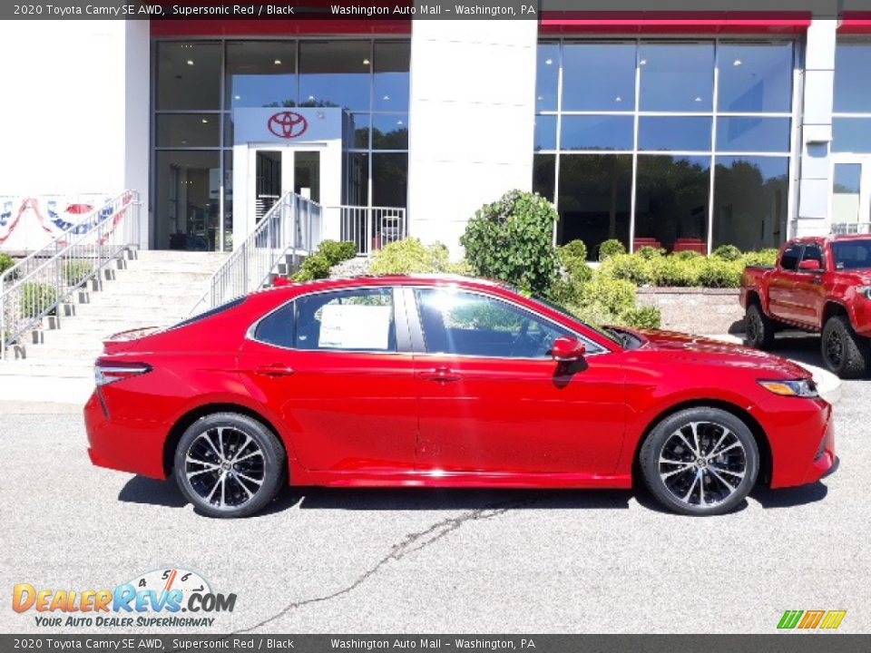 Supersonic Red 2020 Toyota Camry SE AWD Photo #28