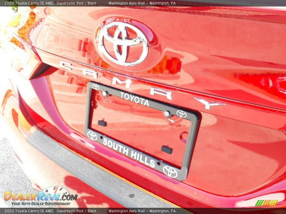 2020 Toyota Camry SE AWD Supersonic Red / Black Photo #31