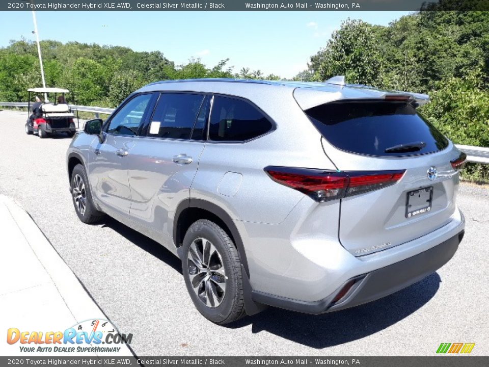 2020 Toyota Highlander Hybrid XLE AWD Celestial Silver Metallic / Black Photo #2