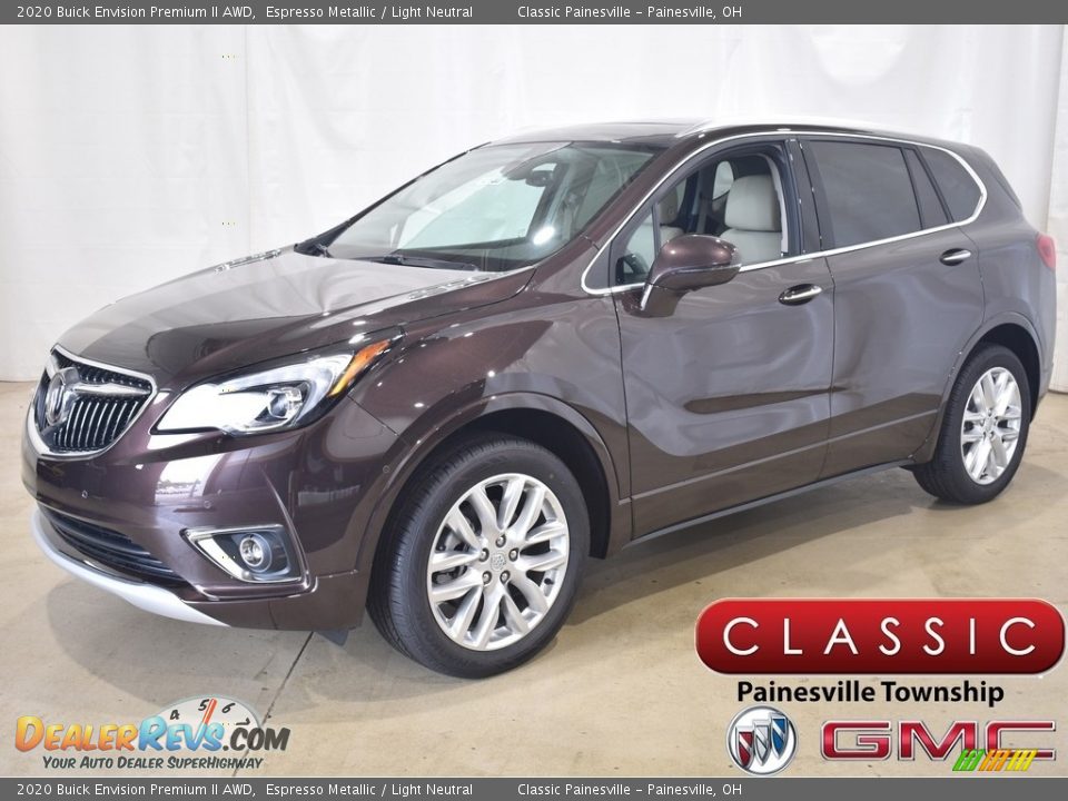 2020 Buick Envision Premium II AWD Espresso Metallic / Light Neutral Photo #1