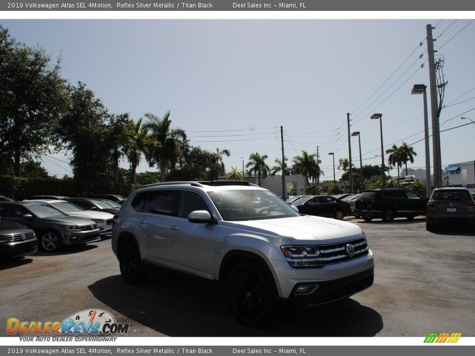 2019 Volkswagen Atlas SEL 4Motion Reflex Silver Metallic / Titan Black Photo #1