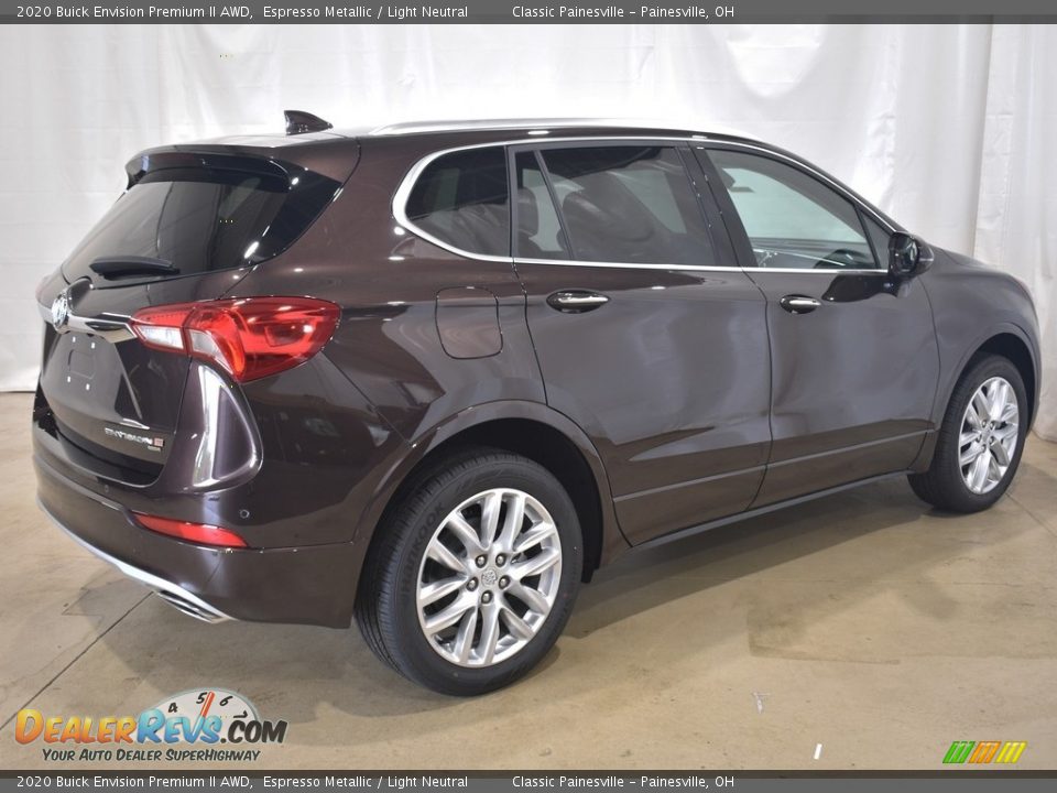 2020 Buick Envision Premium II AWD Espresso Metallic / Light Neutral Photo #2