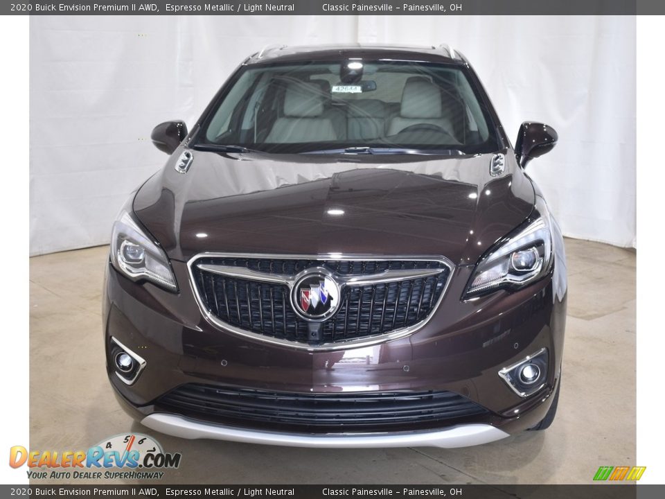 2020 Buick Envision Premium II AWD Espresso Metallic / Light Neutral Photo #4