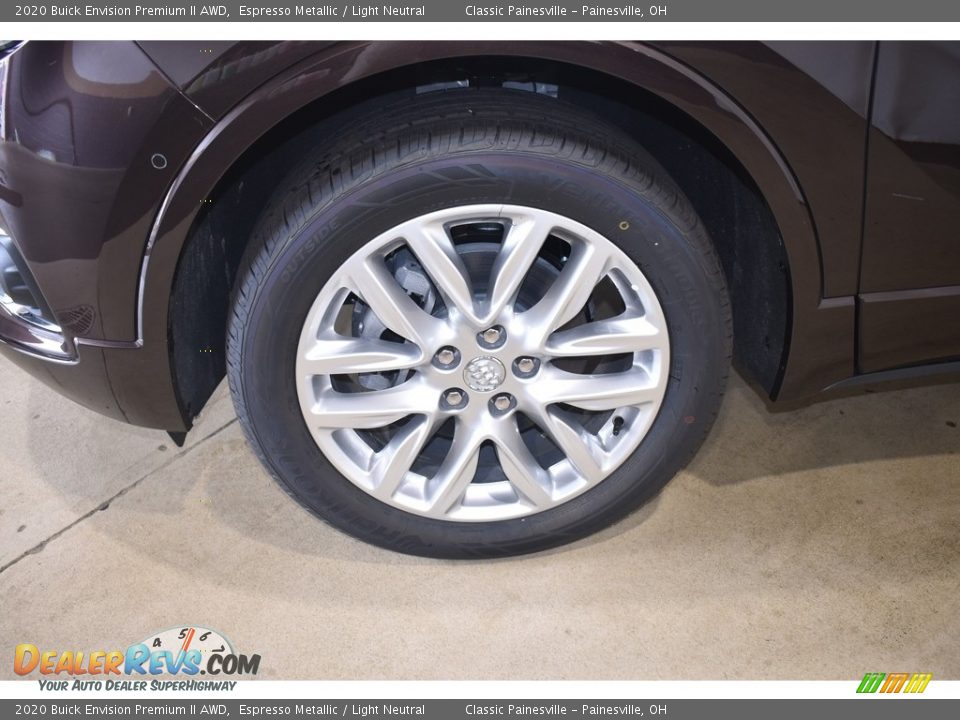 2020 Buick Envision Premium II AWD Espresso Metallic / Light Neutral Photo #5
