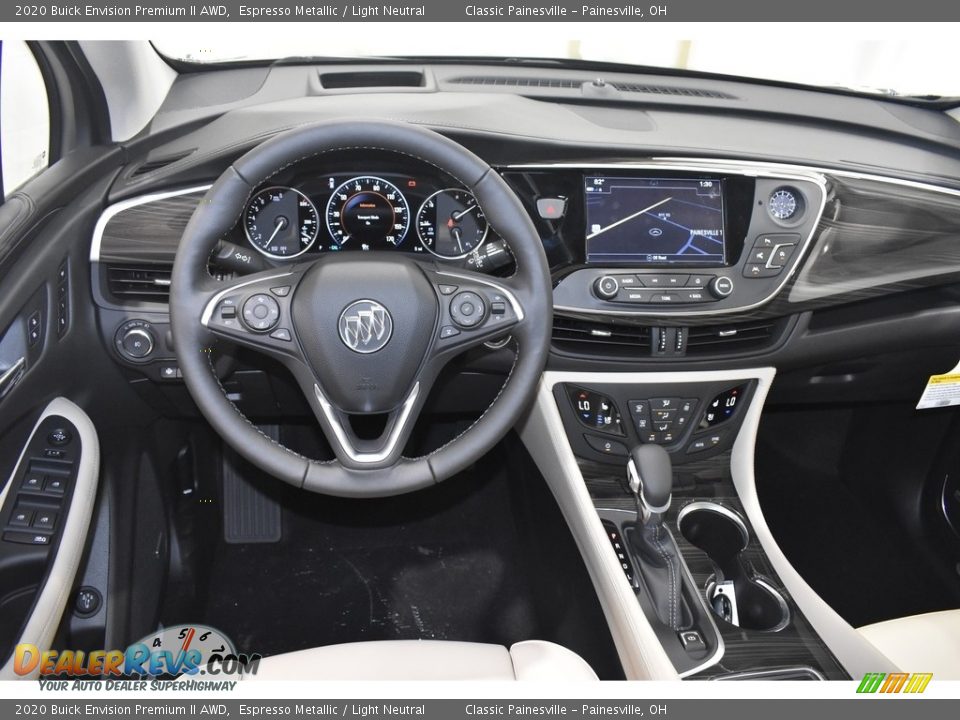 2020 Buick Envision Premium II AWD Espresso Metallic / Light Neutral Photo #9