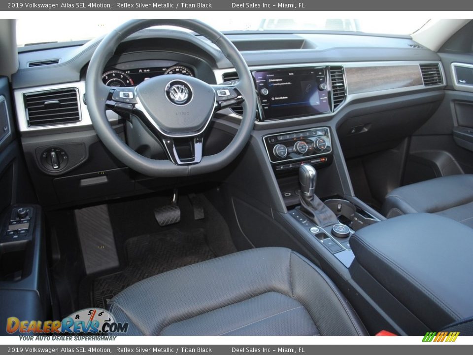 2019 Volkswagen Atlas SEL 4Motion Reflex Silver Metallic / Titan Black Photo #13