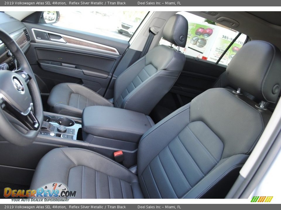 2019 Volkswagen Atlas SEL 4Motion Reflex Silver Metallic / Titan Black Photo #14
