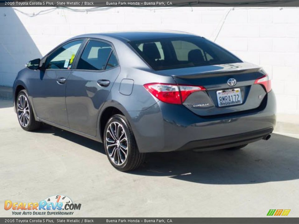 2016 Toyota Corolla S Plus Slate Metallic / Black Photo #2