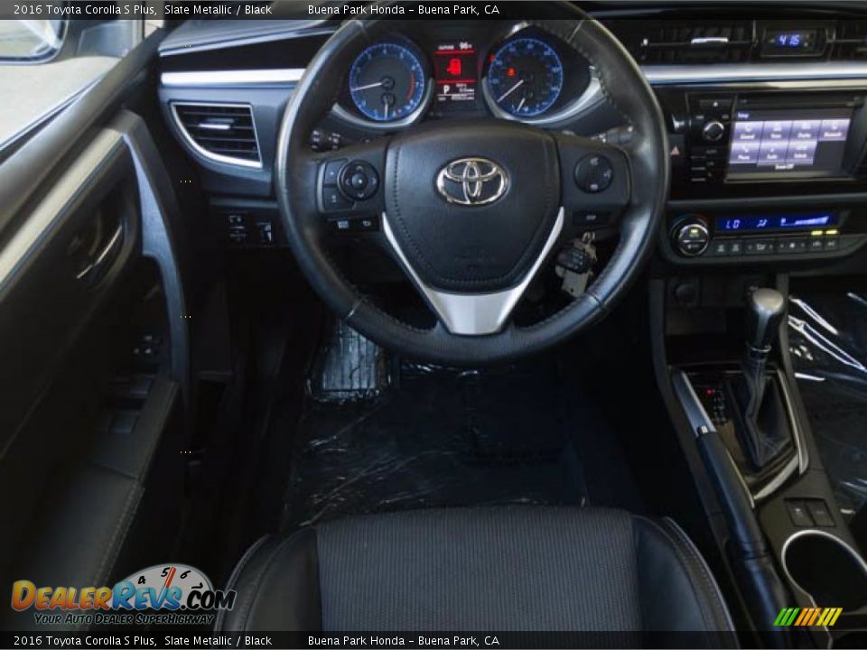 2016 Toyota Corolla S Plus Slate Metallic / Black Photo #5