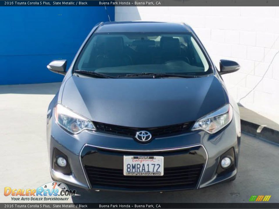 2016 Toyota Corolla S Plus Slate Metallic / Black Photo #7