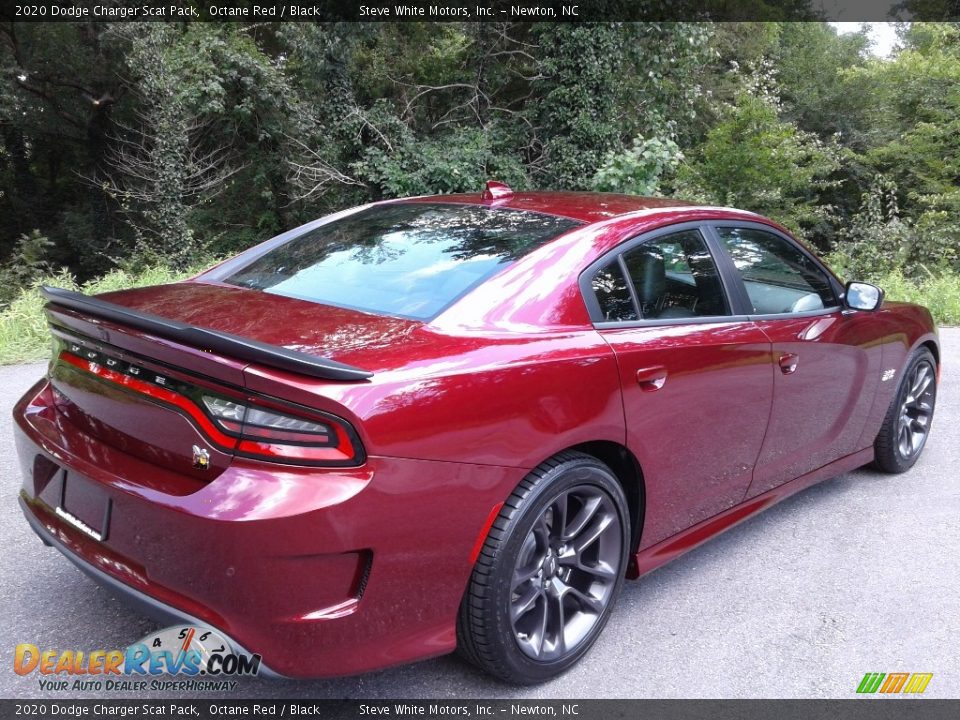 2020 Dodge Charger Scat Pack Octane Red / Black Photo #6
