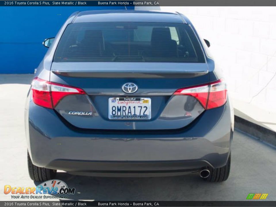 2016 Toyota Corolla S Plus Slate Metallic / Black Photo #9