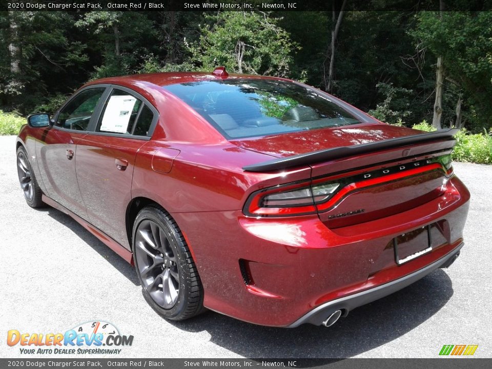 2020 Dodge Charger Scat Pack Octane Red / Black Photo #8