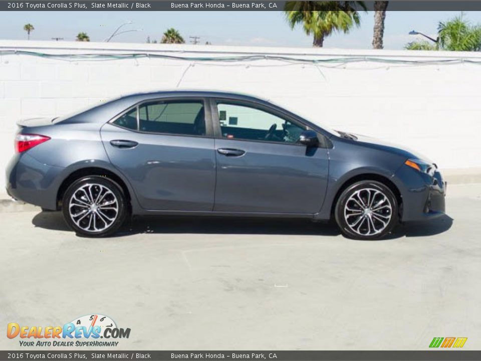 2016 Toyota Corolla S Plus Slate Metallic / Black Photo #12