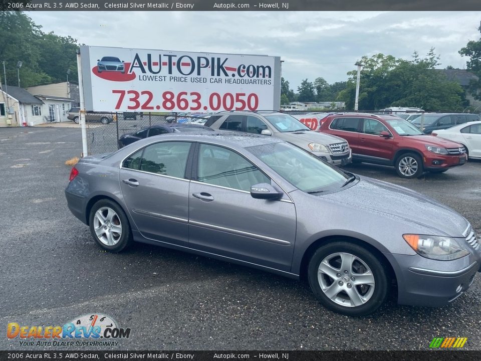 2006 Acura RL 3.5 AWD Sedan Celestial Silver Metallic / Ebony Photo #1