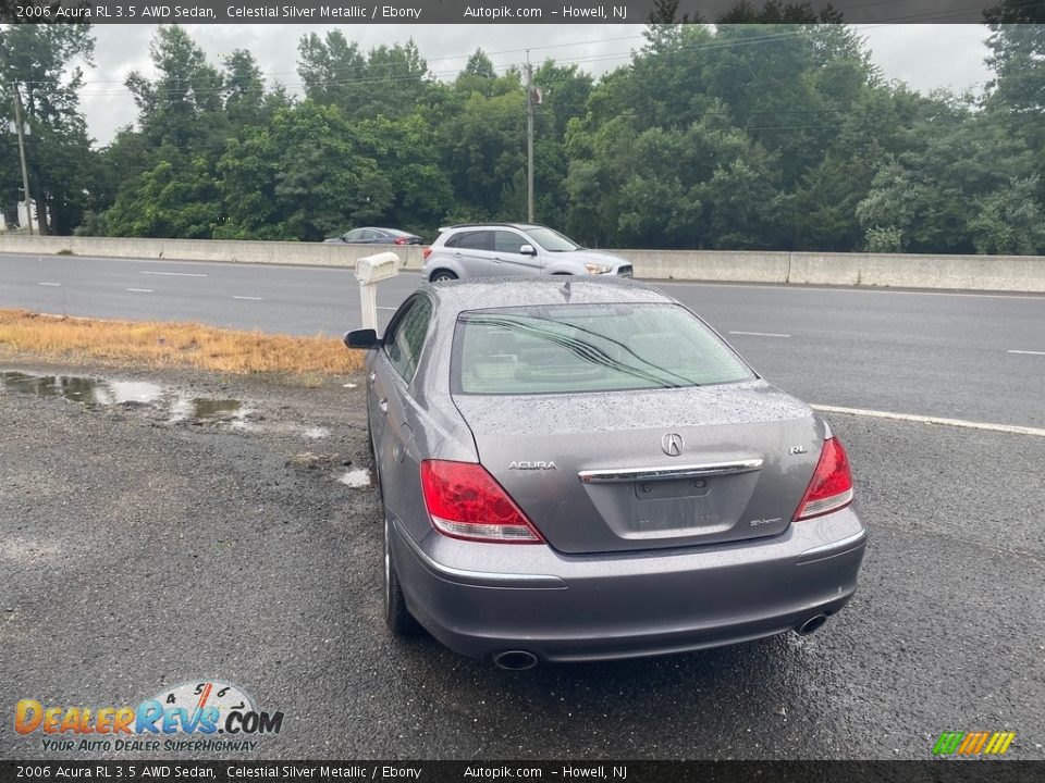 2006 Acura RL 3.5 AWD Sedan Celestial Silver Metallic / Ebony Photo #4