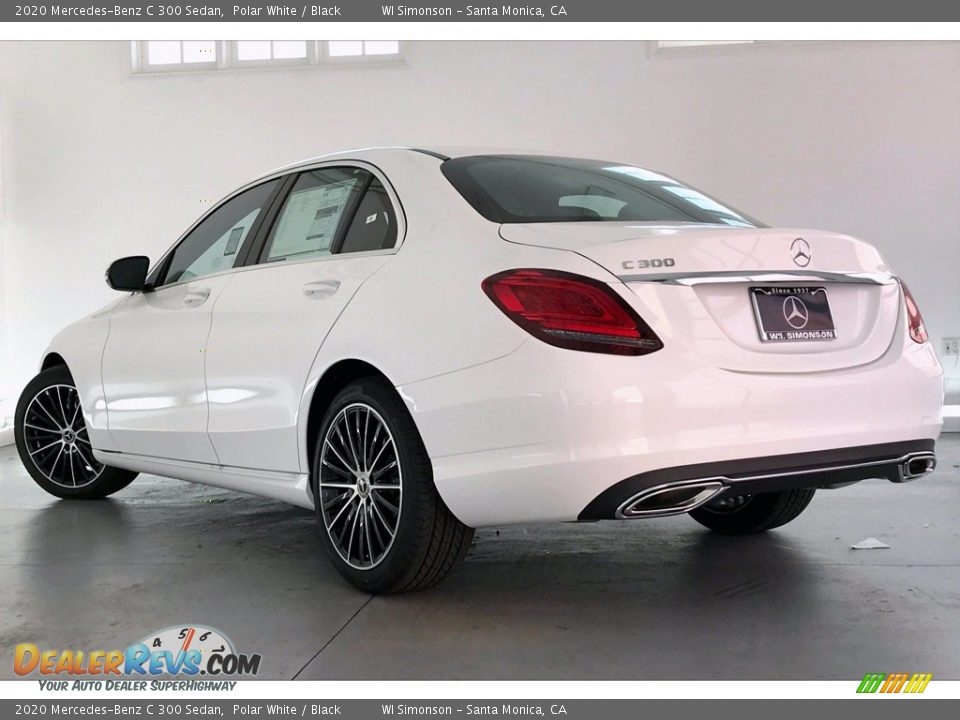 2020 Mercedes-Benz C 300 Sedan Polar White / Black Photo #2