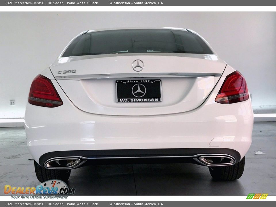 2020 Mercedes-Benz C 300 Sedan Polar White / Black Photo #3