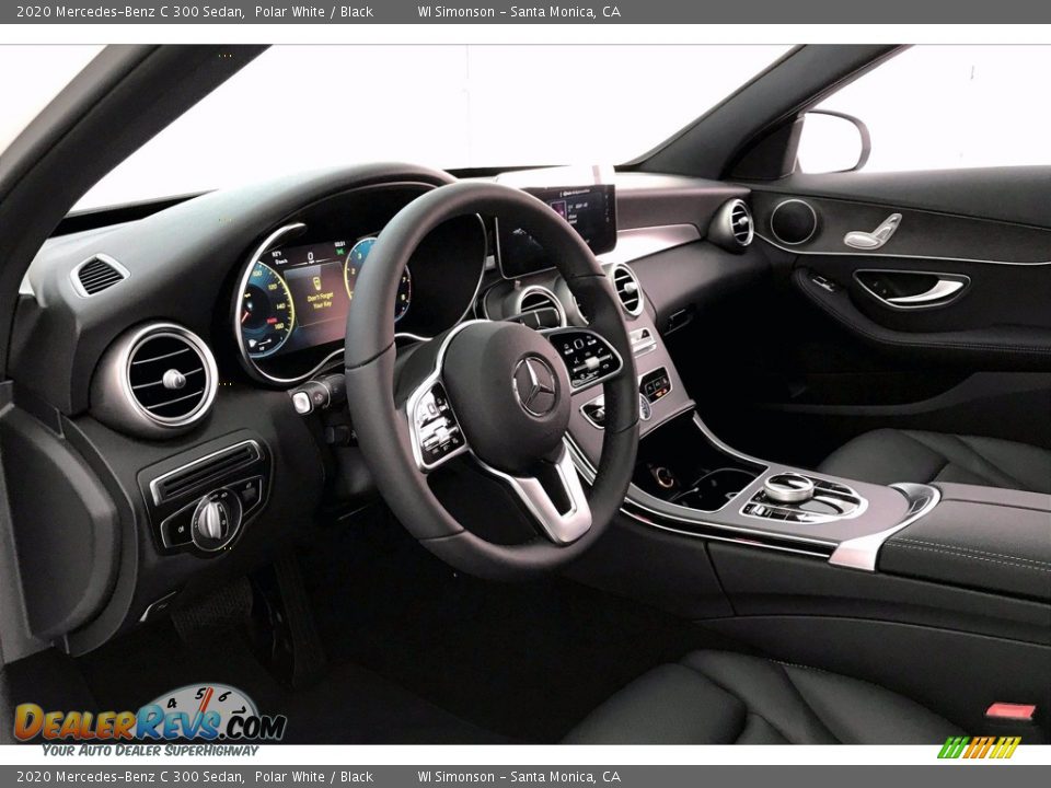 2020 Mercedes-Benz C 300 Sedan Polar White / Black Photo #4
