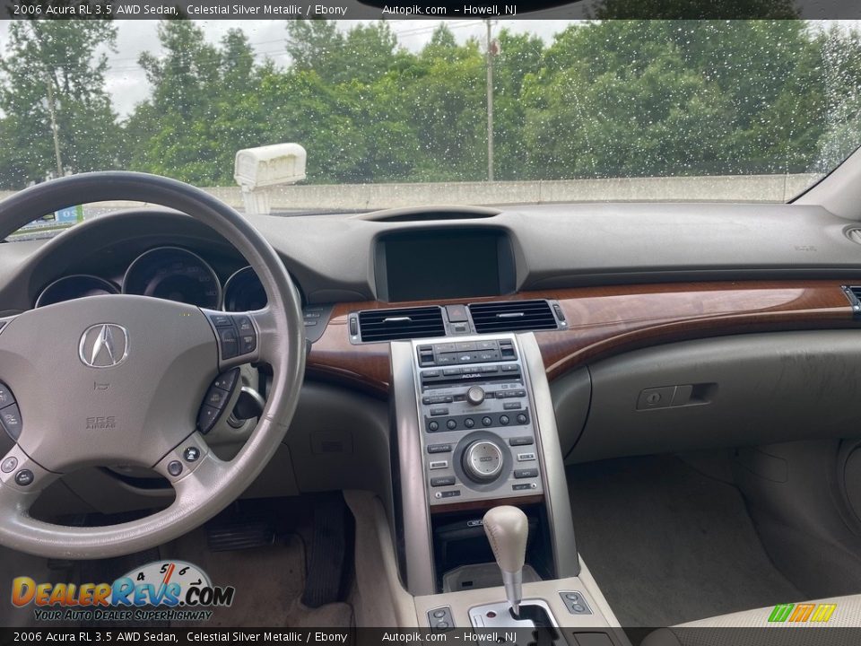 2006 Acura RL 3.5 AWD Sedan Celestial Silver Metallic / Ebony Photo #8