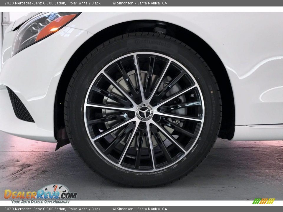 2020 Mercedes-Benz C 300 Sedan Polar White / Black Photo #9