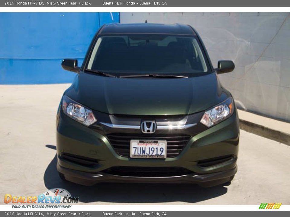 2016 Honda HR-V LX Misty Green Pearl / Black Photo #7