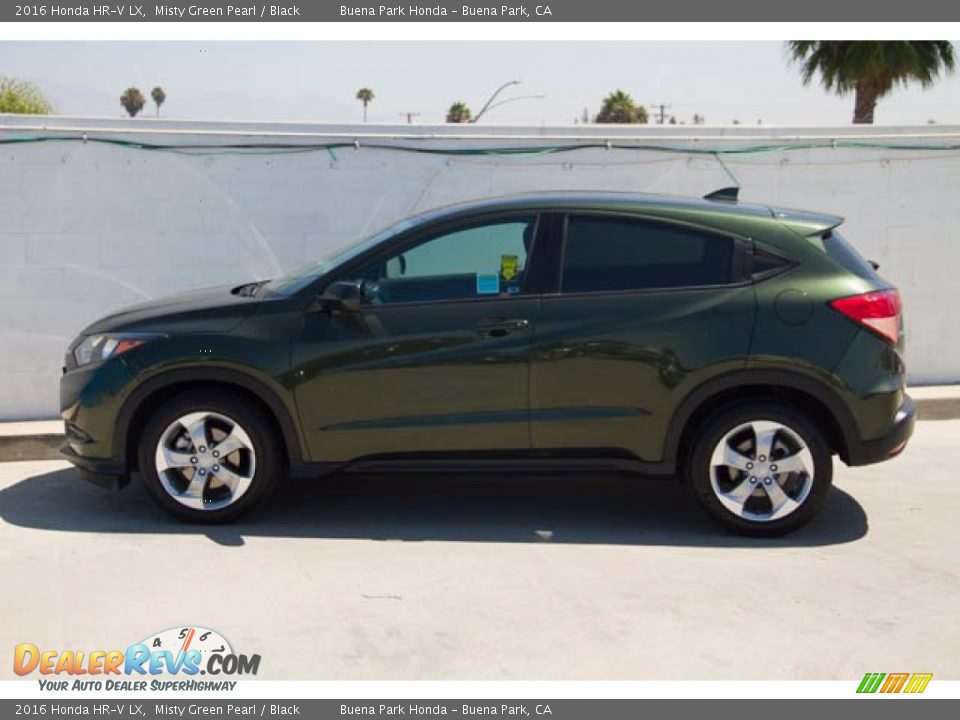 2016 Honda HR-V LX Misty Green Pearl / Black Photo #10