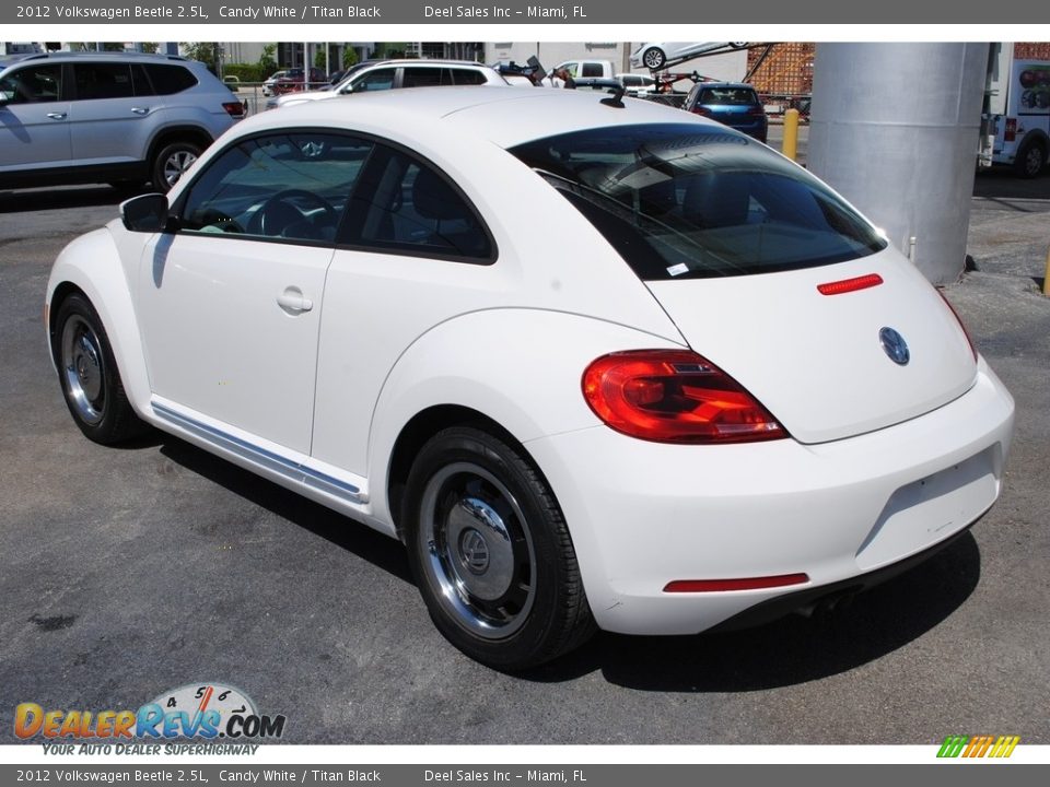 2012 Volkswagen Beetle 2.5L Candy White / Titan Black Photo #6