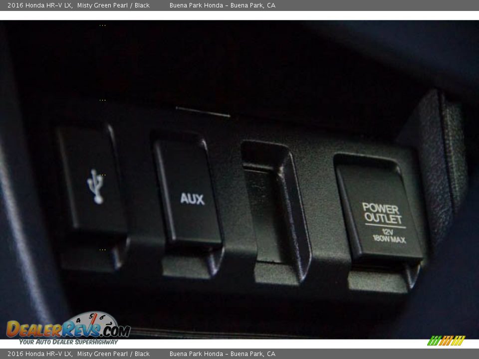 2016 Honda HR-V LX Misty Green Pearl / Black Photo #16