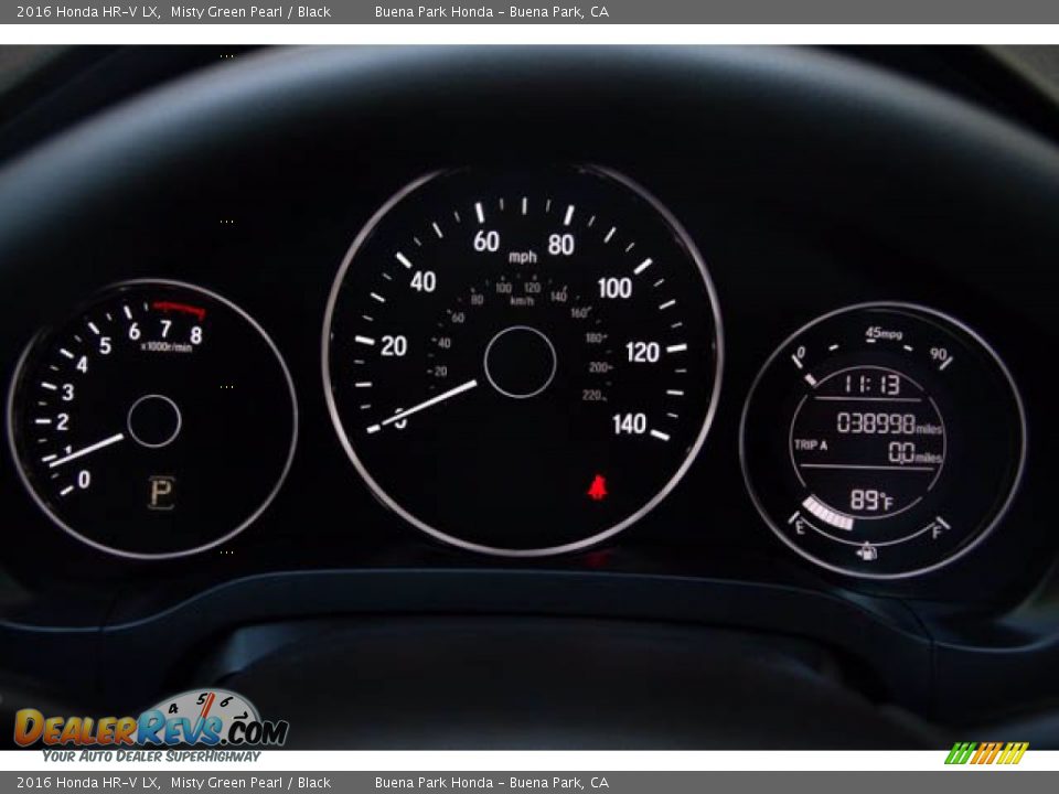 2016 Honda HR-V LX Misty Green Pearl / Black Photo #26