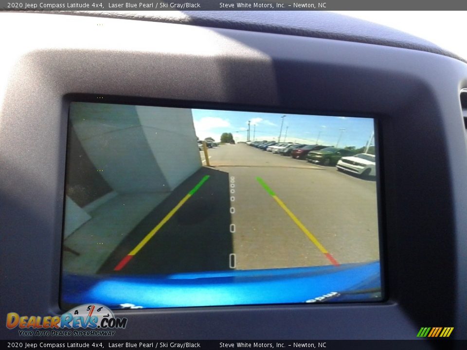 2020 Jeep Compass Latitude 4x4 Laser Blue Pearl / Ski Gray/Black Photo #22