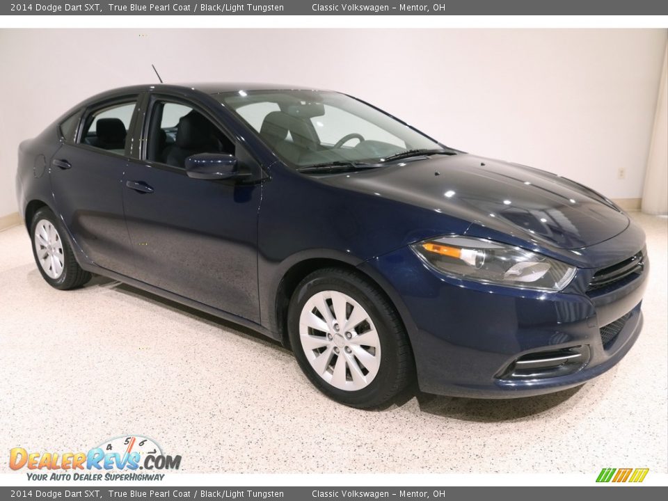 2014 Dodge Dart SXT True Blue Pearl Coat / Black/Light Tungsten Photo #1