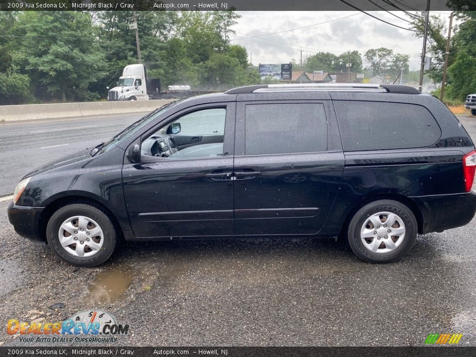 2009 Kia Sedona LX Midnight Black / Gray Photo #7