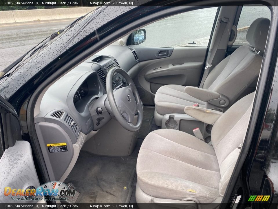 2009 Kia Sedona LX Midnight Black / Gray Photo #13