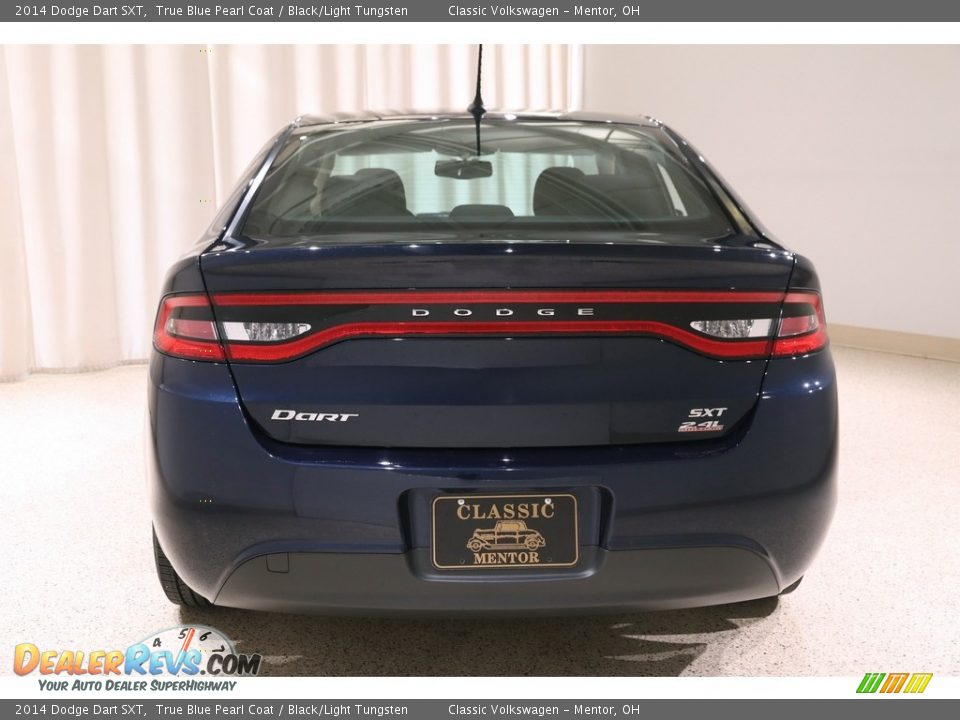 2014 Dodge Dart SXT True Blue Pearl Coat / Black/Light Tungsten Photo #15