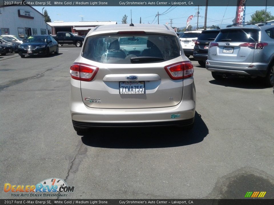 2017 Ford C-Max Energi SE White Gold / Medium Light Stone Photo #4