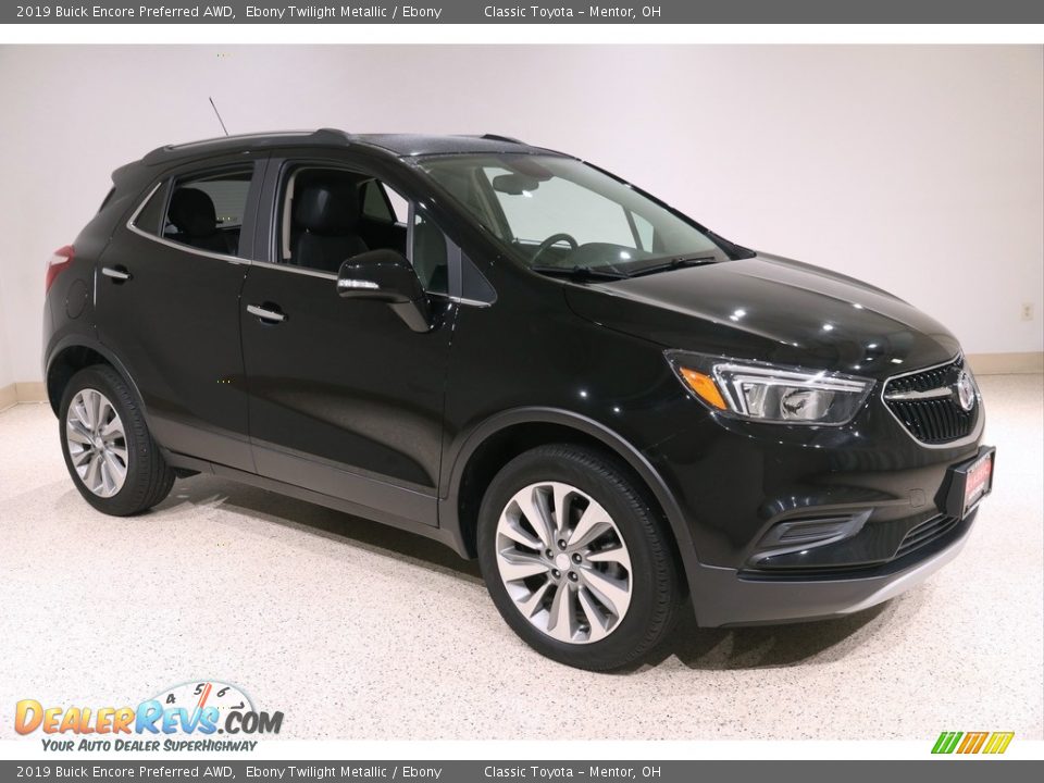 2019 Buick Encore Preferred AWD Ebony Twilight Metallic / Ebony Photo #1