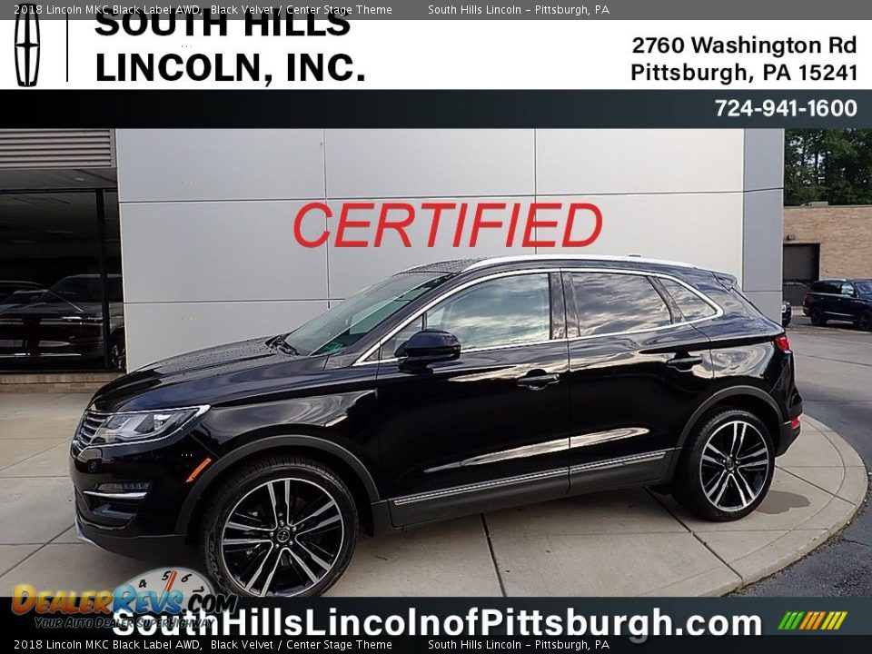 2018 Lincoln MKC Black Label AWD Black Velvet / Center Stage Theme Photo #1