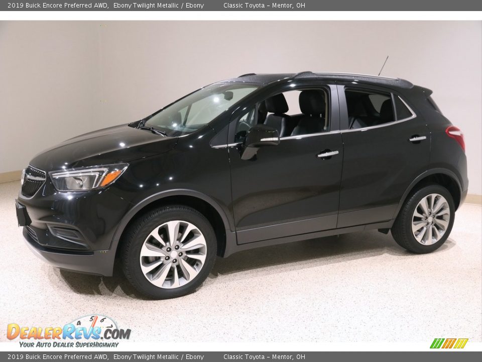 2019 Buick Encore Preferred AWD Ebony Twilight Metallic / Ebony Photo #3