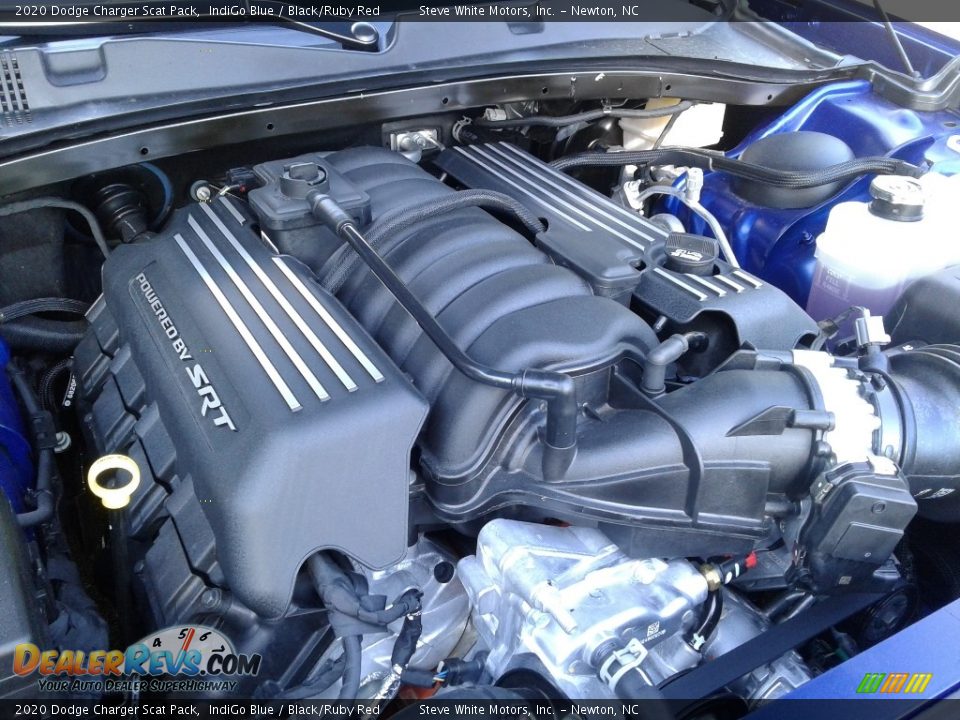 2020 Dodge Charger Scat Pack IndiGo Blue / Black/Ruby Red Photo #9
