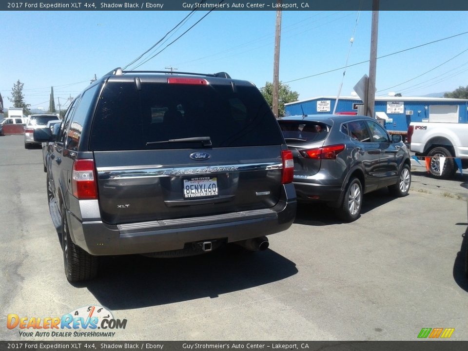 2017 Ford Expedition XLT 4x4 Shadow Black / Ebony Photo #4