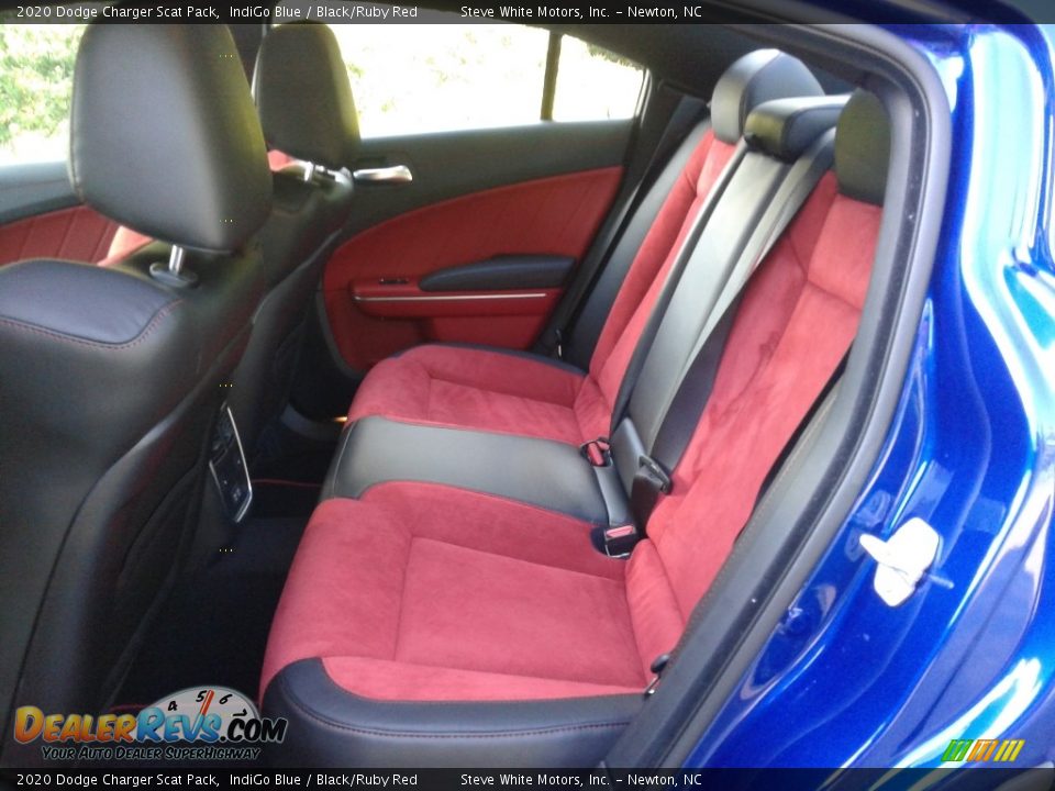 2020 Dodge Charger Scat Pack IndiGo Blue / Black/Ruby Red Photo #13