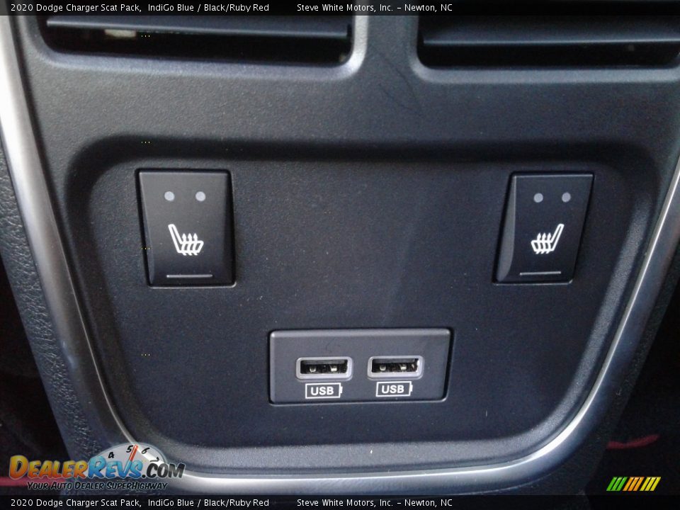 2020 Dodge Charger Scat Pack IndiGo Blue / Black/Ruby Red Photo #14