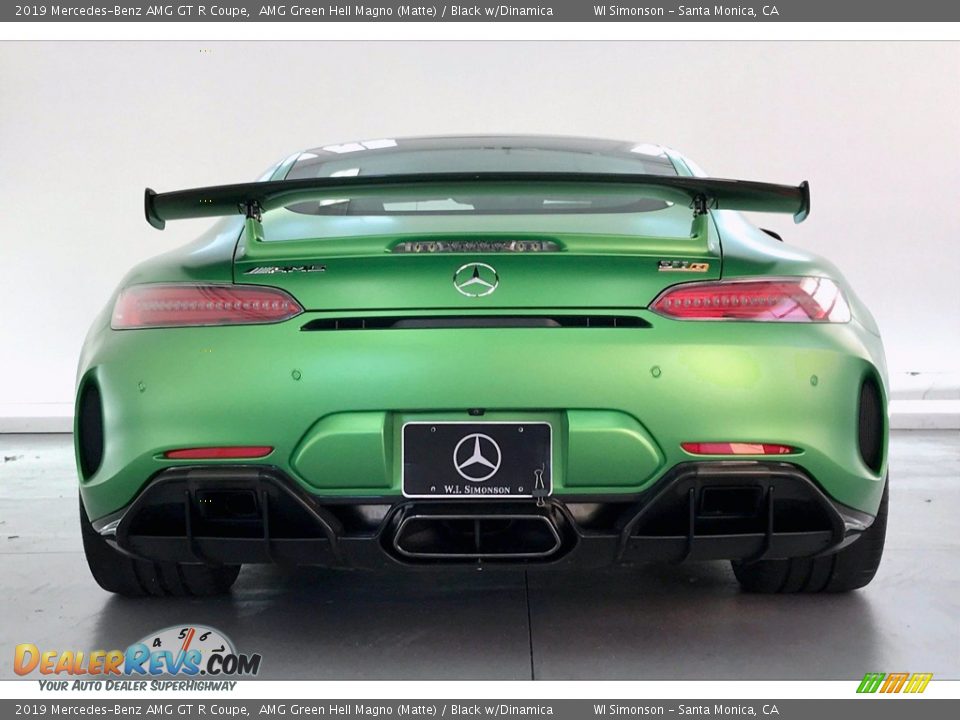 2019 Mercedes-Benz AMG GT R Coupe AMG Green Hell Magno (Matte) / Black w/Dinamica Photo #3