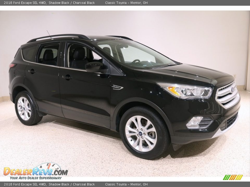 2018 Ford Escape SEL 4WD Shadow Black / Charcoal Black Photo #1