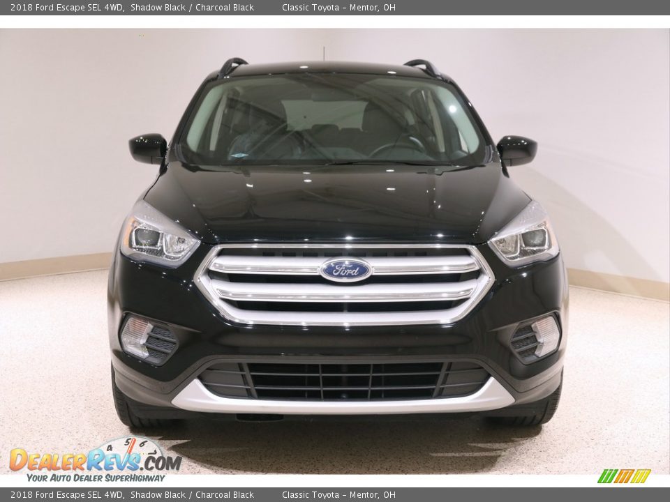 2018 Ford Escape SEL 4WD Shadow Black / Charcoal Black Photo #2