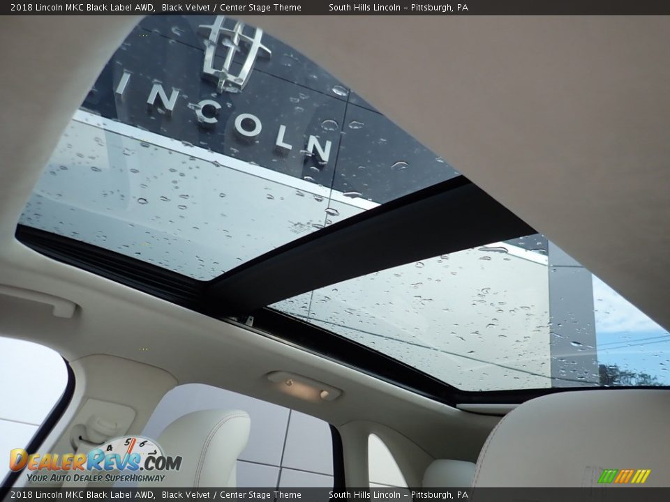 Sunroof of 2018 Lincoln MKC Black Label AWD Photo #20