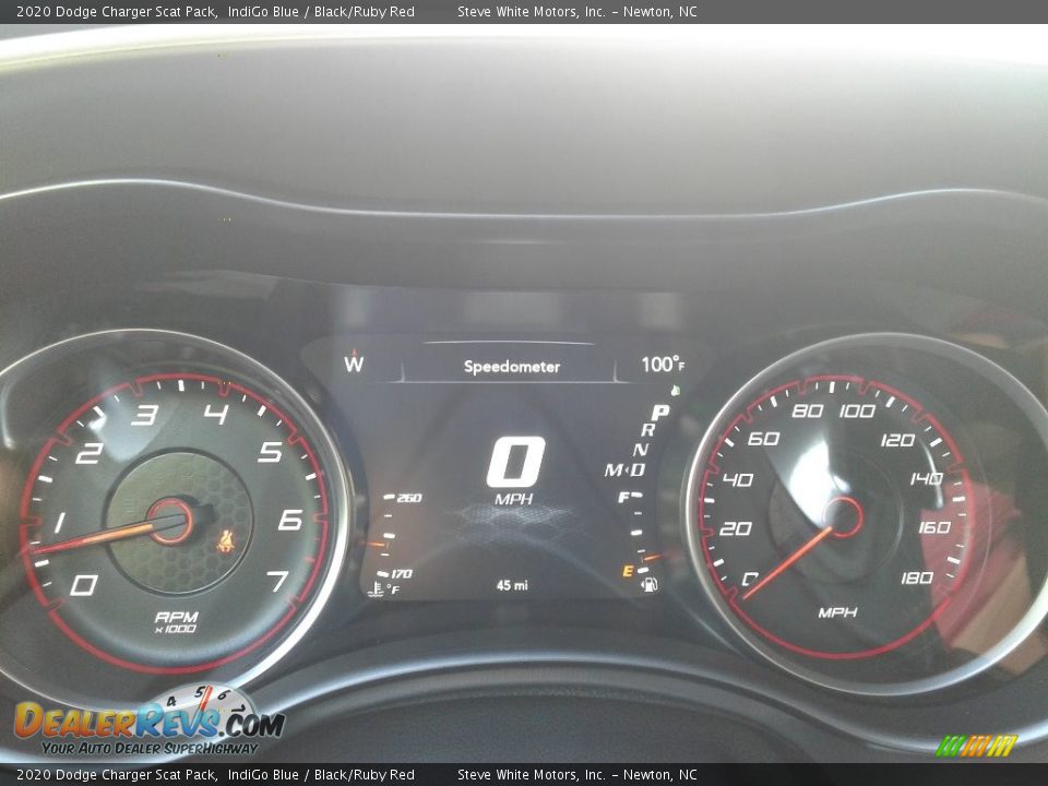 2020 Dodge Charger Scat Pack IndiGo Blue / Black/Ruby Red Photo #21